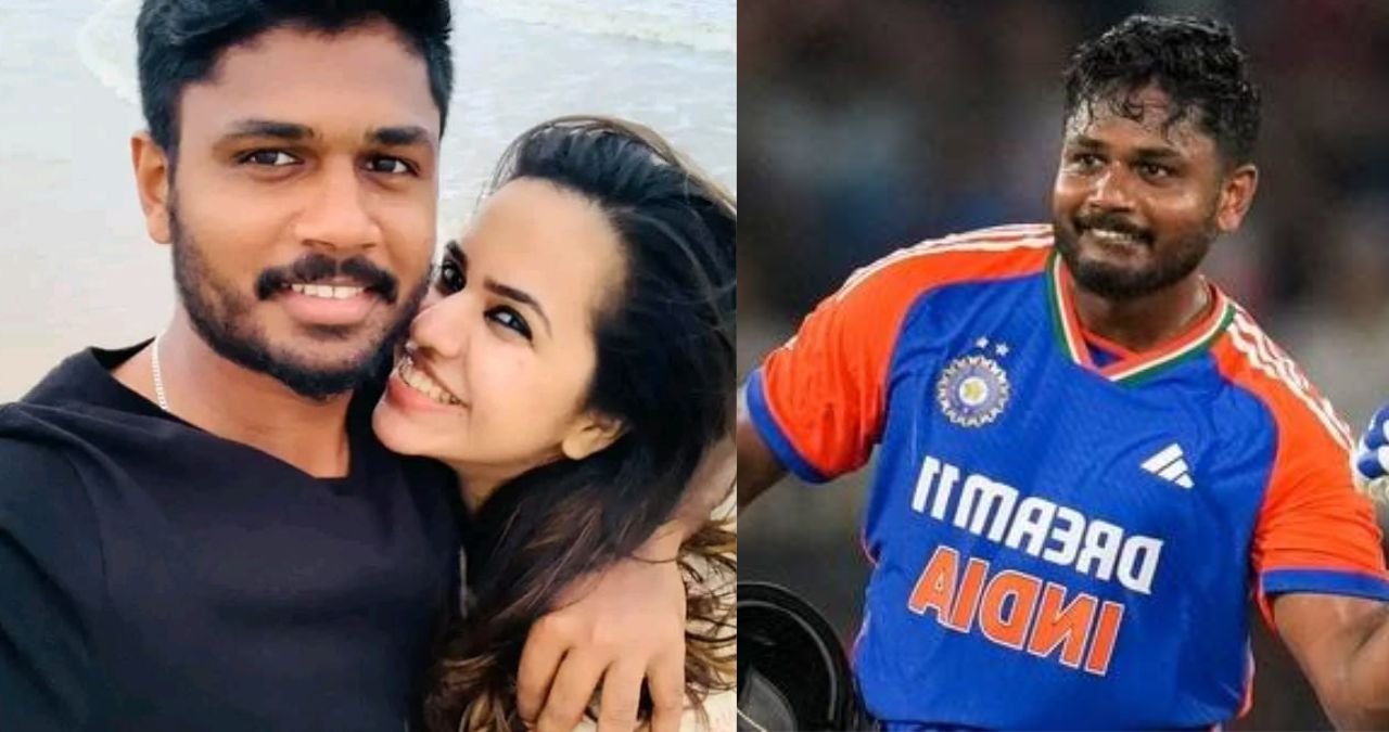 Sanju Samson wife react on his husband